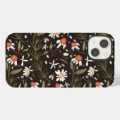Floral Surface Pattern Mode Spring iPhone Hoesje (Achterkant horizontaal)