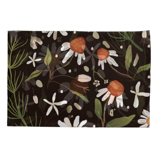 Floral Surface Pattern Mode Spring Kussensloop (Achterkant-Links)