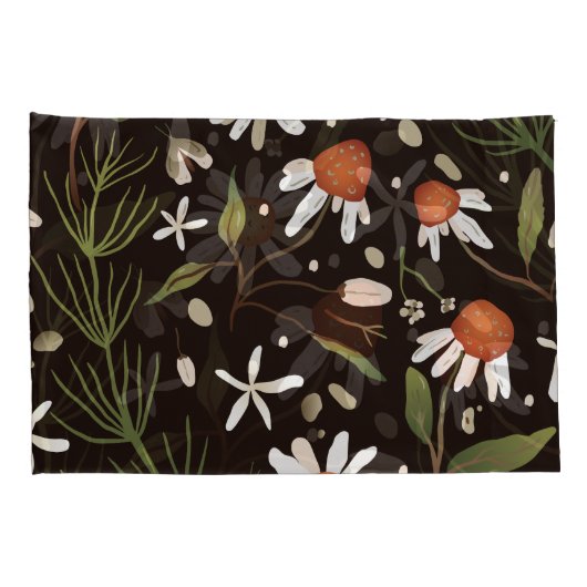 Floral Surface Pattern Mode Spring Kussensloop (Achterkant-Rechts)