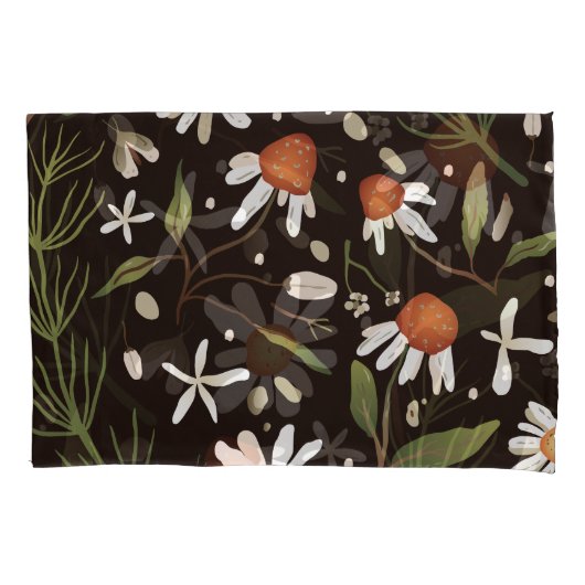 Floral Surface Pattern Mode Spring Kussensloop (Voorkant-Links)