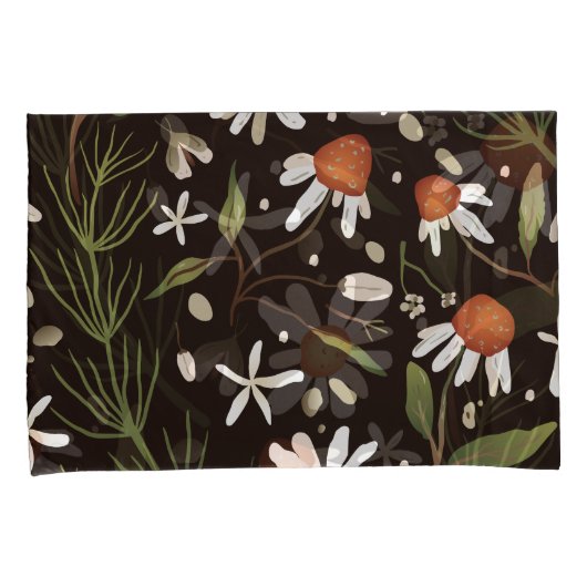 Floral Surface Pattern Mode Spring Kussensloop (Voorkant-Rechts)