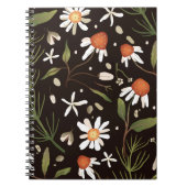 Floral Surface Pattern Mode Spring Notitieboek (Voorkant)