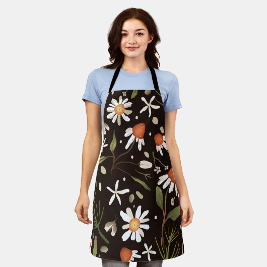 Floral Surface Pattern Mode Spring Schort (Gedragen)