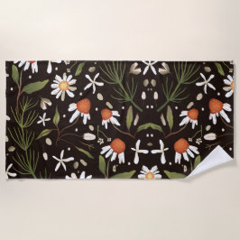 Floral Surface Pattern Mode Spring Strandlaken