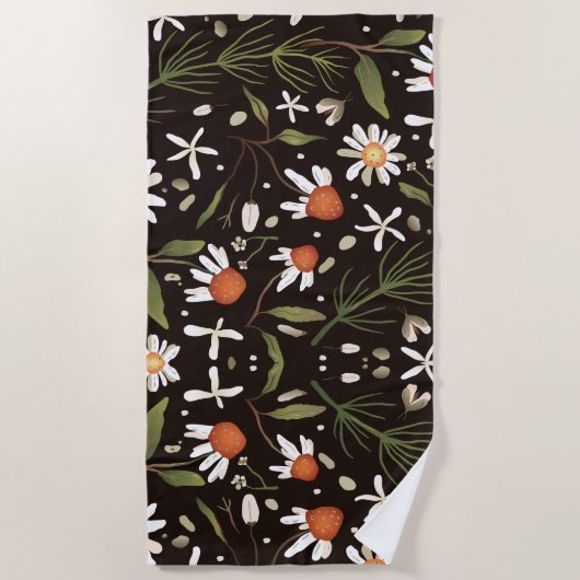 Floral Surface Pattern Mode Spring Strandlaken (Voorkant)