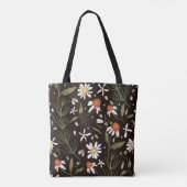 Floral Surface Pattern Mode Spring Tote Bag (Achterkant)