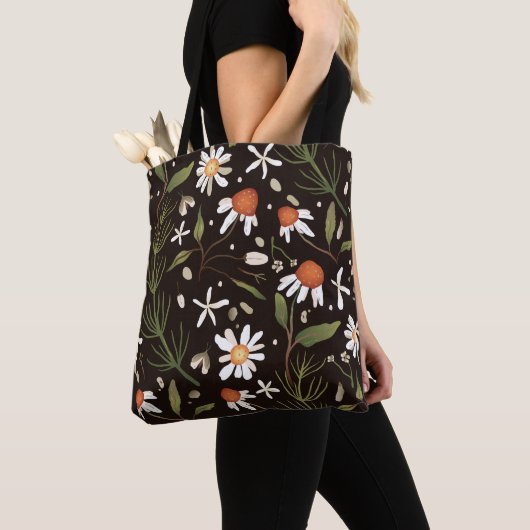 Floral Surface Pattern Mode Spring Tote Bag (Dichtbij)