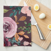 Floral Surface Pattern-Mode Waterverf Kleurrijk Theedoek (Quarter Fold)