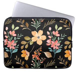 Floral Surface Pattern - Mode Waterverf Spring Laptop Sleeve
