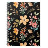 Floral Surface Pattern - Mode Waterverf Spring Notitieboek (Voorkant)