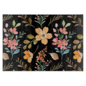 Floral Surface Pattern - Mode Waterverf Spring Snijplank (Voorkant)