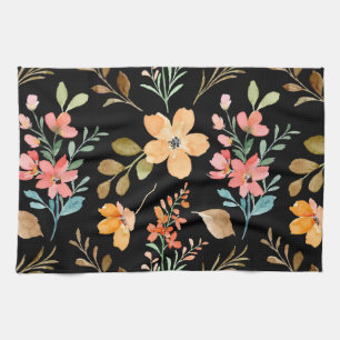 Floral Surface Pattern - Mode Waterverf Spring Theedoek