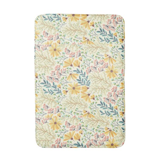 Floral Surface Pattern - Stijlvol Abstract Wallpap Badmat (Voorkant Verticaal)