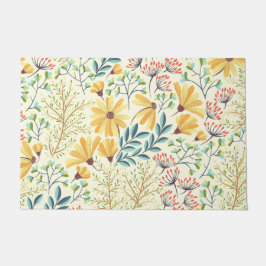 Floral Surface Pattern - Stijlvol Abstract Wallpap Deurmat
