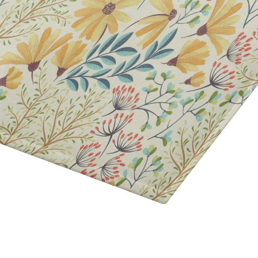 Floral Surface Pattern - Stijlvol Abstract Wallpap Snijplank (Hoek)