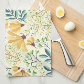 Floral Surface Pattern - Stijlvol Abstract Wallpap Theedoek (Quarter Fold)