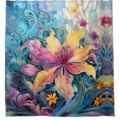 Floral Surreal Fantasia Douchegordijn (Voorkant)