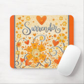  Floral Surrender Inspirerende Inspiratie Muismat (Met muis)