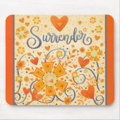  Floral Surrender Inspirerende Inspiratie Muismat (Voorkant)