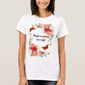 Floral Swearing T-shirt (Voorkant)
