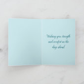 FLORAL SWEEP SYMPATHY CARD BEDANKKAART (Binnen)