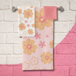 Floral Sweet Pattern Bad Handdoek
