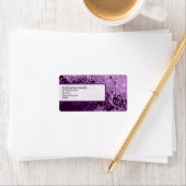 Floral Swirl  Adresetiketten Etiket (Insitu)