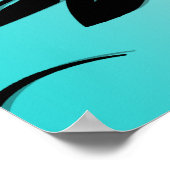 Floral Swirl Sweet Sixteen Banner Poster (Hoek)