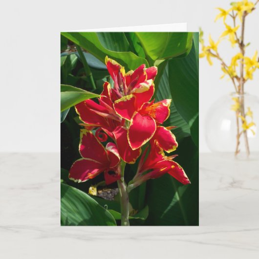 Floral Sympathcard Kaart (Gele Bloem)