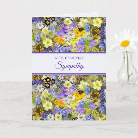 Floral Sympathcard Kaart (Kleine Plant)