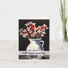Floral Sympathcard Kaart