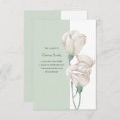 Floral Sympathie Erkenning Kaart (Voorkant / Achterkant)