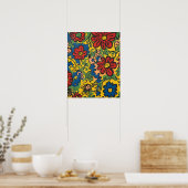 Floral Symphony Poster (Keuken)