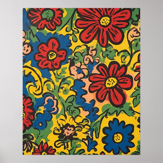 Floral Symphony Poster (Voorkant)