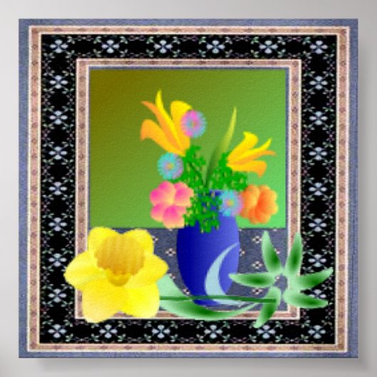 Floral Symphony Poster (Voorkant)