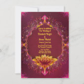 Floral Symphony: Wedding Elegance Collectie Kaart (Voorkant)