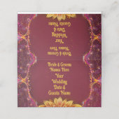 Floral Symphony: Wedding Elegance Collectie Plaatskaartje (Buitenkant ongevouwen)