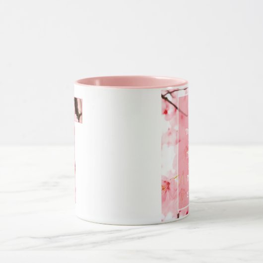 Floral T Initial Mug | Personalized Name & Traits Mok (Midden)