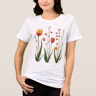  Floral T-shirt - Botanische Wildflower Desi