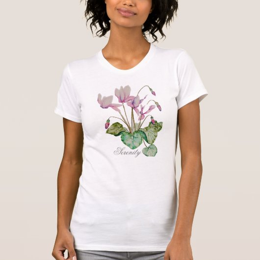 Floral T-shirt-ontwerp T-shirt (Voorkant)