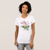 Floral T-shirt-ontwerp T-shirt (Voorkant volledig)