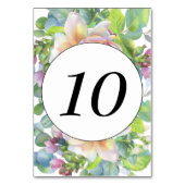 Floral tabelnummer kaart (Voorkant)