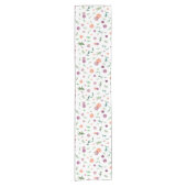 Floral Table Runner – Elegant cadeau voor mama of  Korte Tafelloper (Voorkant)