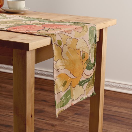 Floral Table Runner Lange Tafelloper (Voorbeeld)