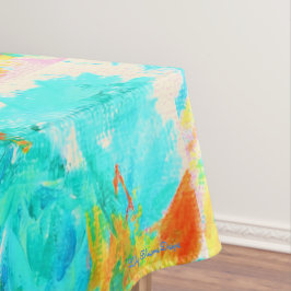 Floral tablecloth tafelkleed