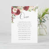 Floral-tafel-Waterverf van Bourgogne (Staand voorkant)