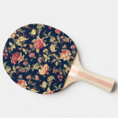 Floral Tafeltennisbatje (Zijkant)