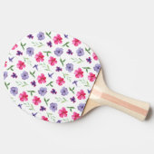 Floral Tafeltennisbatje (Zijkant)