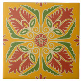 Floral Talavera Tegel Tegeltje (Voorkant)