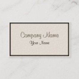 Floral Tan met Visitekaartje rand ingegraveerd